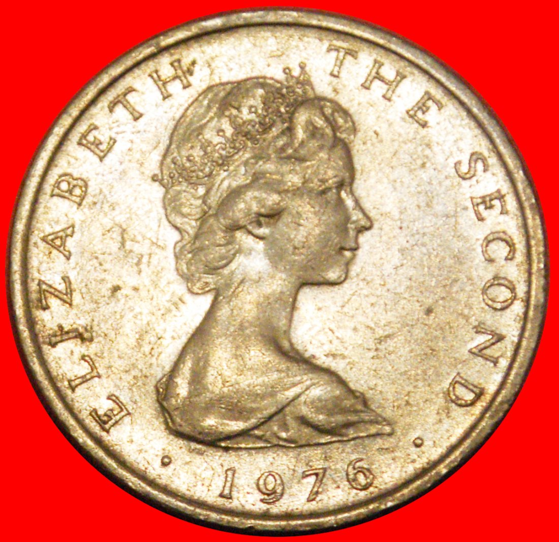  * GROSSBRITANNIEN (1976-1979): INSEL MAN ★ 10 PENCE 1976! ELISABETH II. (1953-2022) ★OHNE VORBEHALT!   