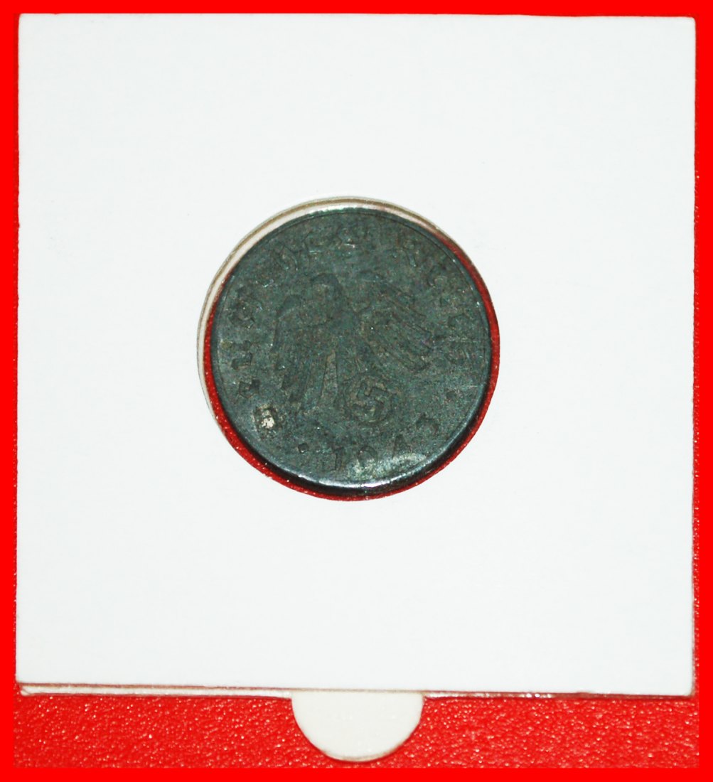  * SWASTIKA 1940-1945:GERMANY★10 PFENNIGS 1943A! THIRD REICH 1933-1945★HOLDER★LOW START ★ NO RESERVE!   