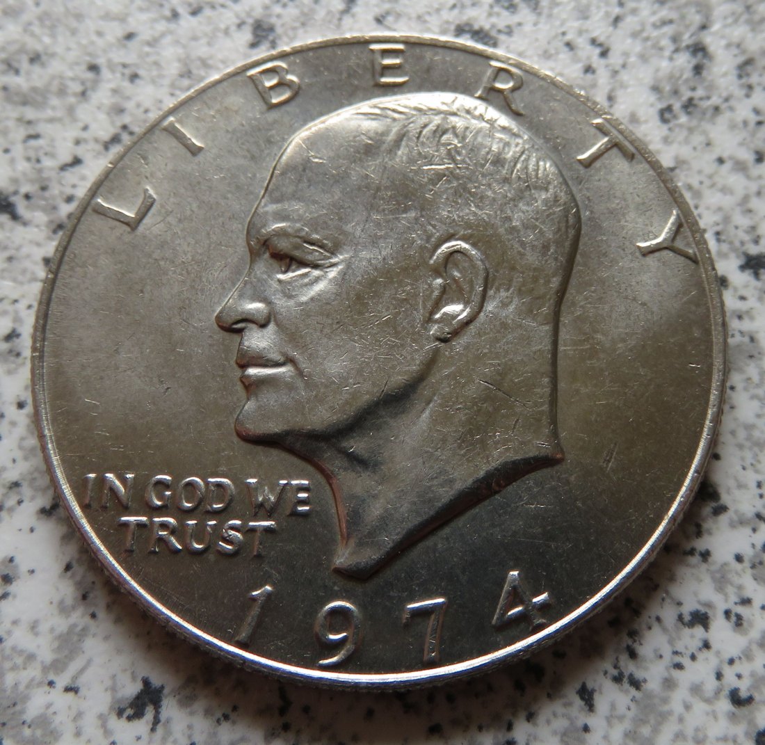  USA Eisenhower Dollar 1974   