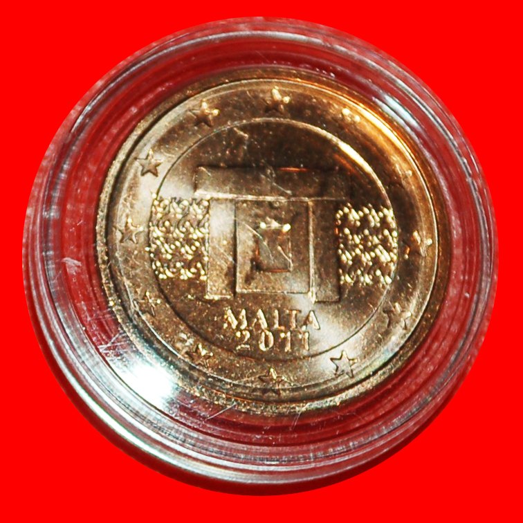  * FROM BU MINT SET (2008-2023): MALTA ★ 1 EURO CENT 2011 UNCOMMON! LOW START★ NO RESERVE!   