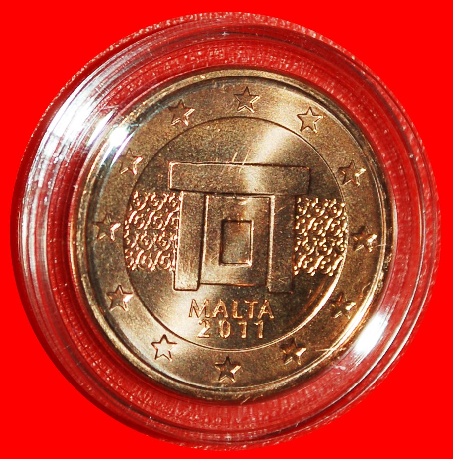  * FROM BU MINT SET (2008-2023): MALTA ★ 5 EURO CENTS 2011 UNCOMMON! LOW START★ NO RESERVE!   