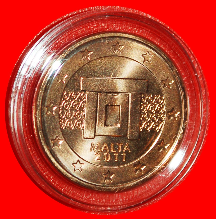 * FROM BU MINT SET (2008-2023): MALTA ★ 5 EURO CENTS 2011 UNCOMMON! LOW START★ NO RESERVE!