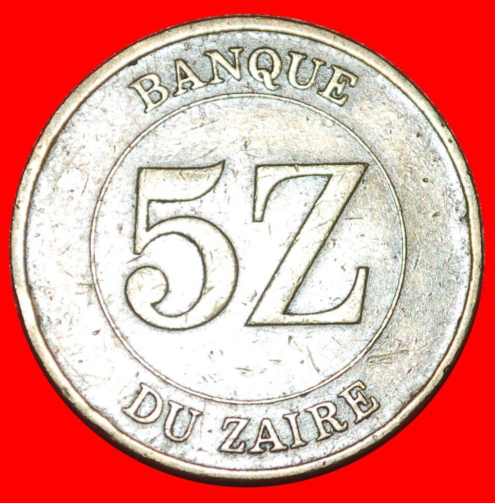  * GREAT BRITAIN: ZAIRE (DEMOCRATIC REPUBLIC CONGO) ★ 5 ZAIRES 1987 ★LOW START★ NO RESERVE!   