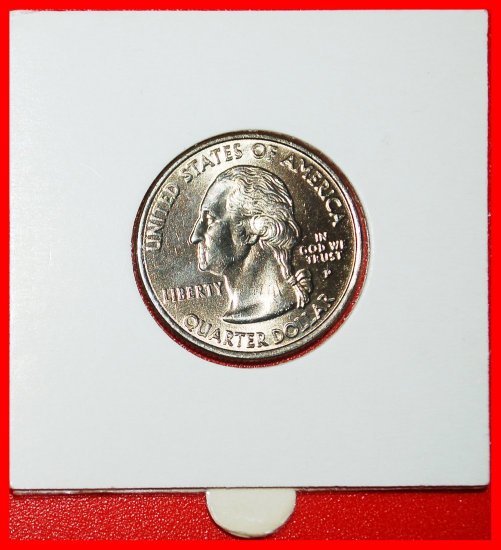  * LINCOLN 1818: VEREINIGTEN STAATEN ★ 1/4 DOLLAR 2003P  WASHINGTON (1789-1797) STG★OHNE VORBEHALT!   