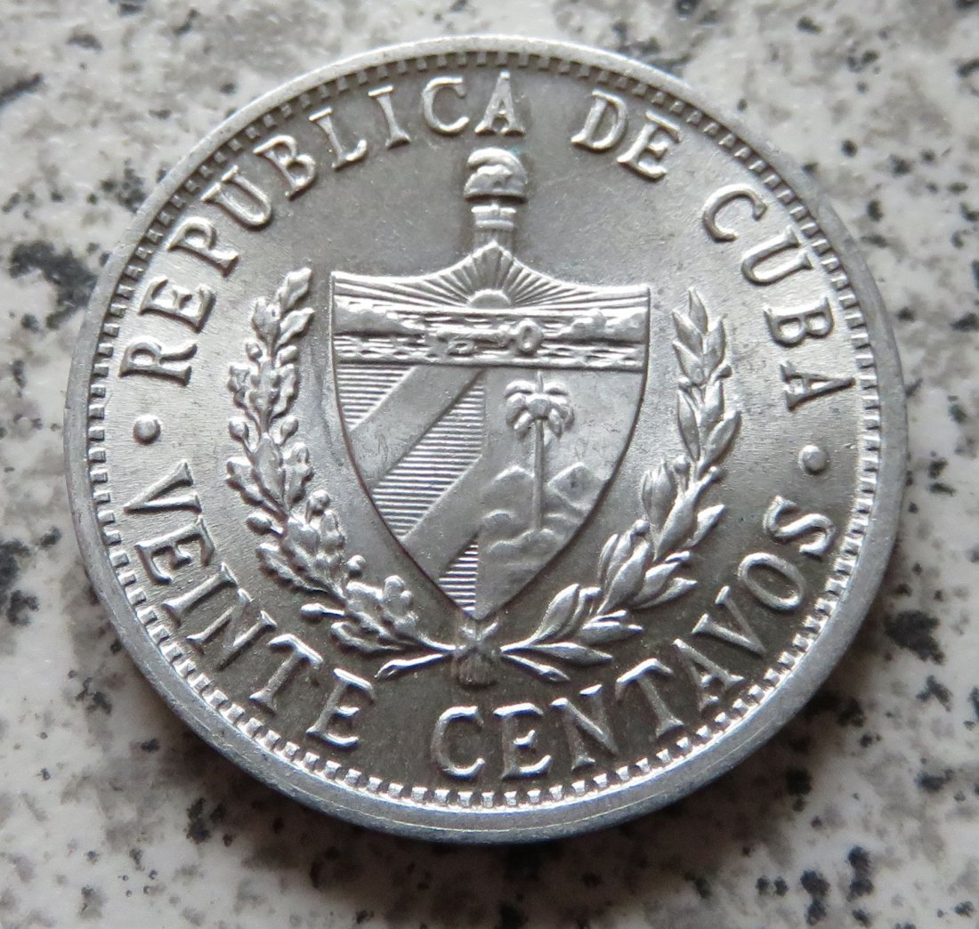  Cuba 20 Centavos 1969, Erhaltung   