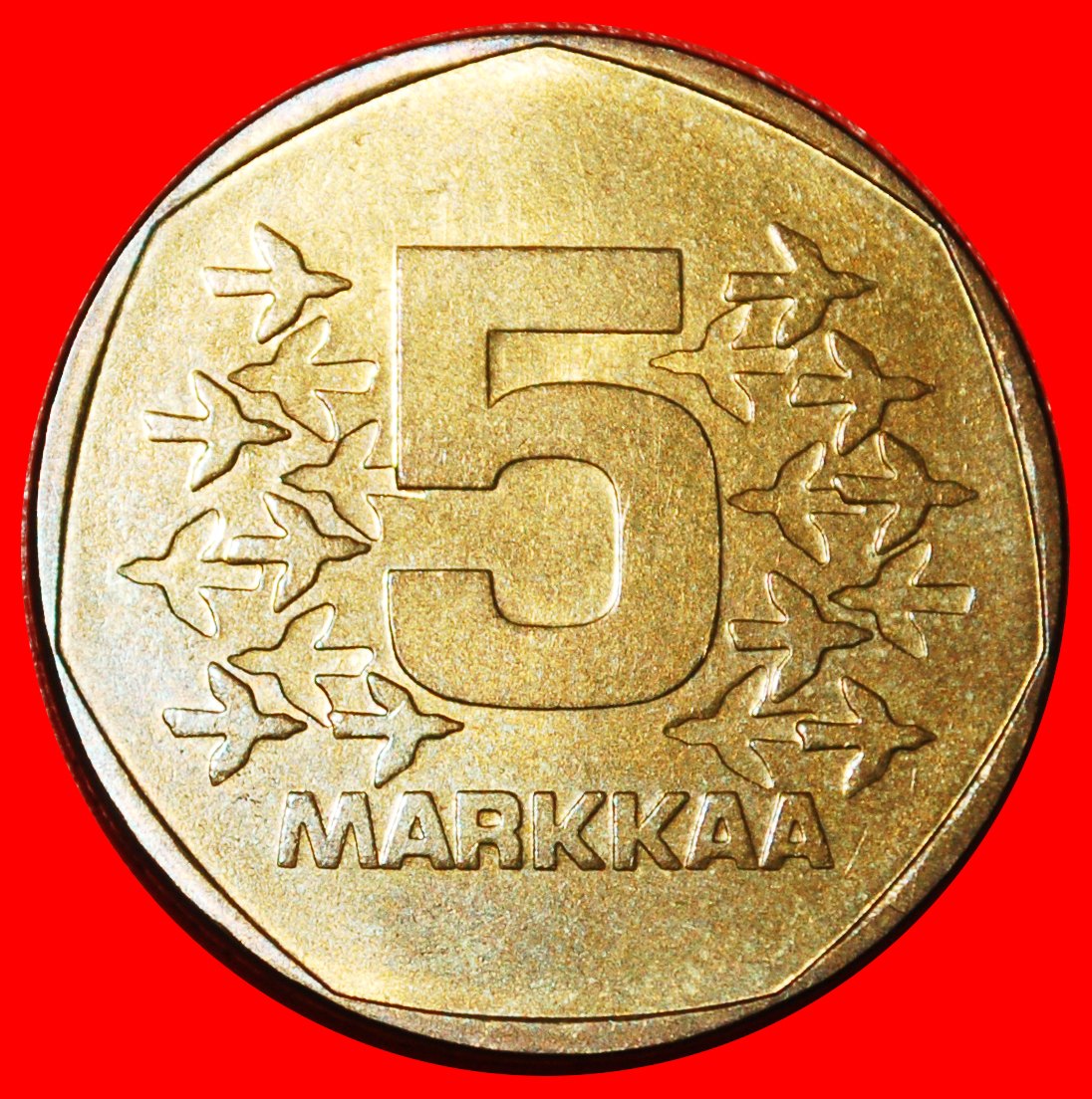  * SHIP ICEBREAKER (1972-1978): FINLAND ★ 5 MARKS 1974S UNC MINT LUSTRE! LOW START ★ NO RESERVE!   