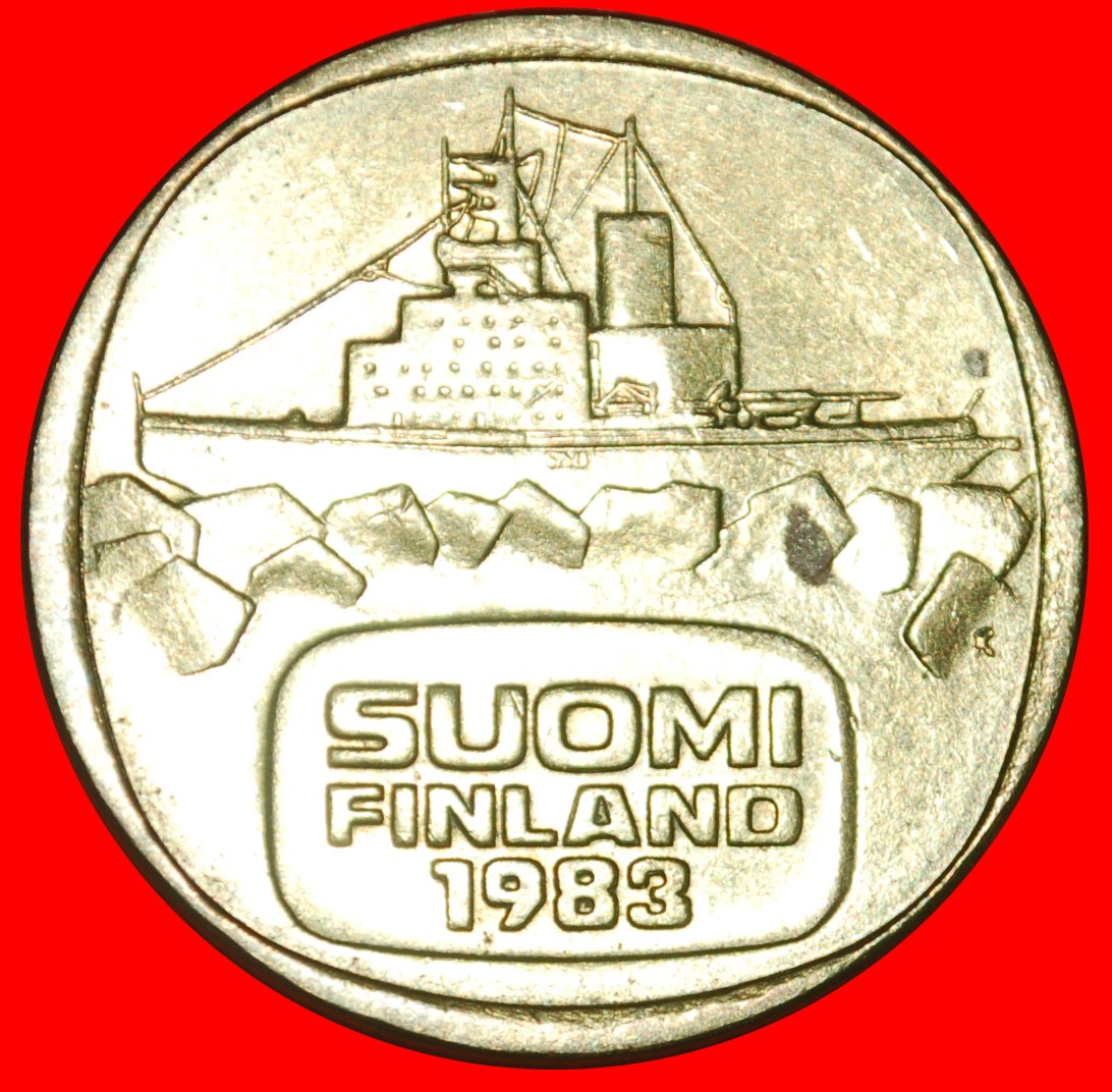 * SHIP ICEBREAKER (1979-1993): FINLAND ★ 5 MARKS 1983K! LOW START ★ NO RESERVE!