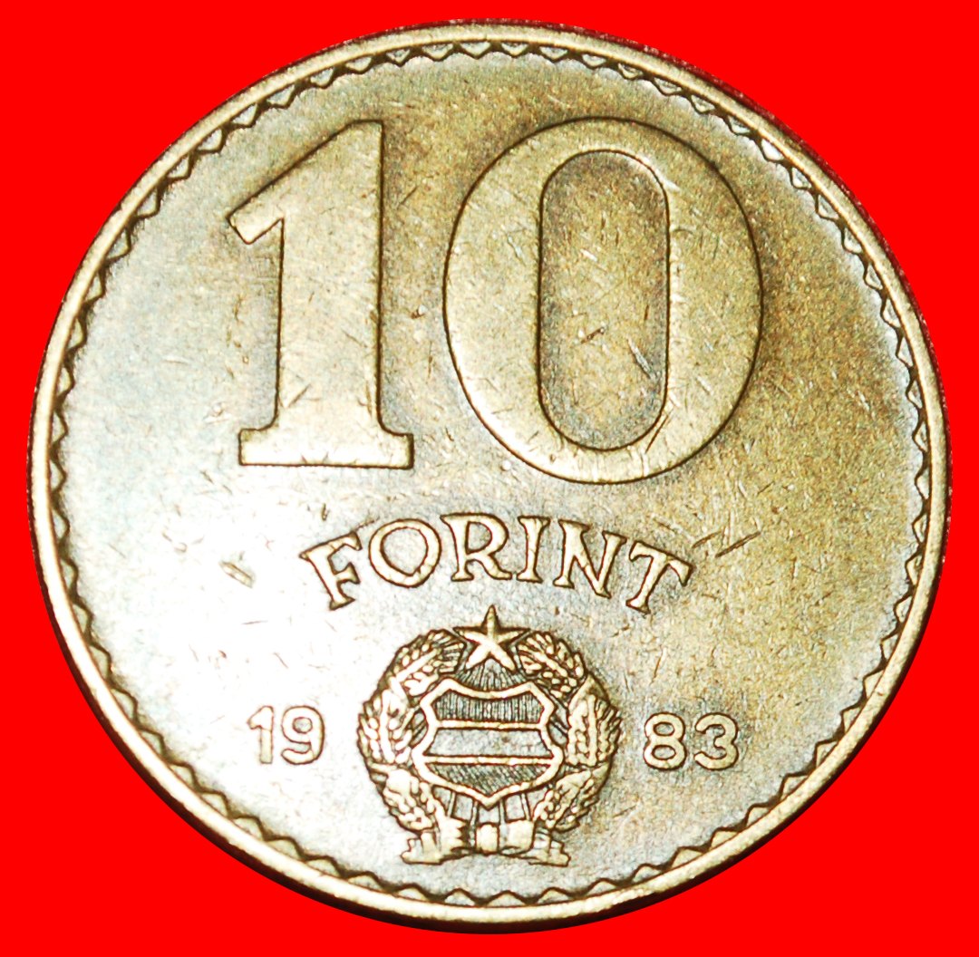  * BEFREIUNG DURCH DIE UdSSR VOM DEUTSCHLAND 1945: UNGARN ★ 10 FORINT 1983!★OHNE VORBEHALT!   