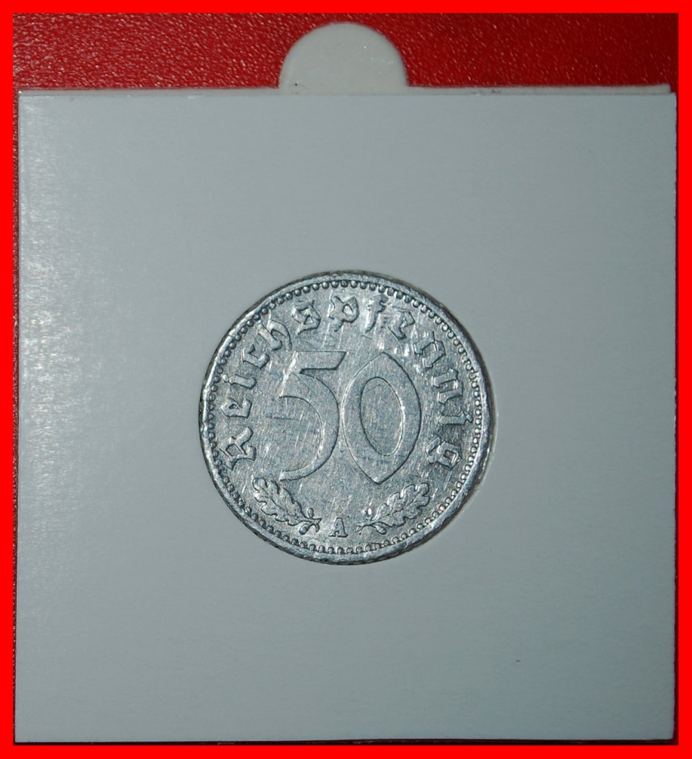 * HAKENKREUZ 1939-1944: DEUTSCHLAND★ 50 PFENNIG 1943A! 3. REICH 1933-1945 IN PACKUNG★OHNE VORBEHALT!