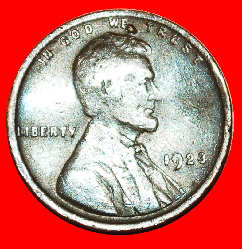  * WHEAT PENNY (1909-1958): USA ★ 1 CENT 1923! LINCOLN (1809-1865) LOW START ★ NO RESERVE!   