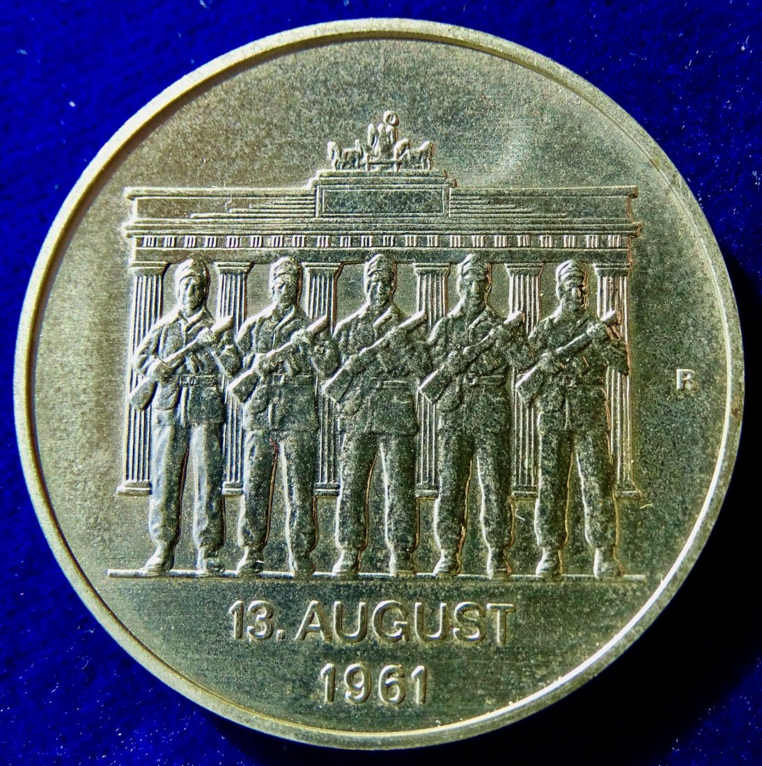  Berlin Medaille  auf den Mauerbau 13. August 1961 von Gerhard Rommel   