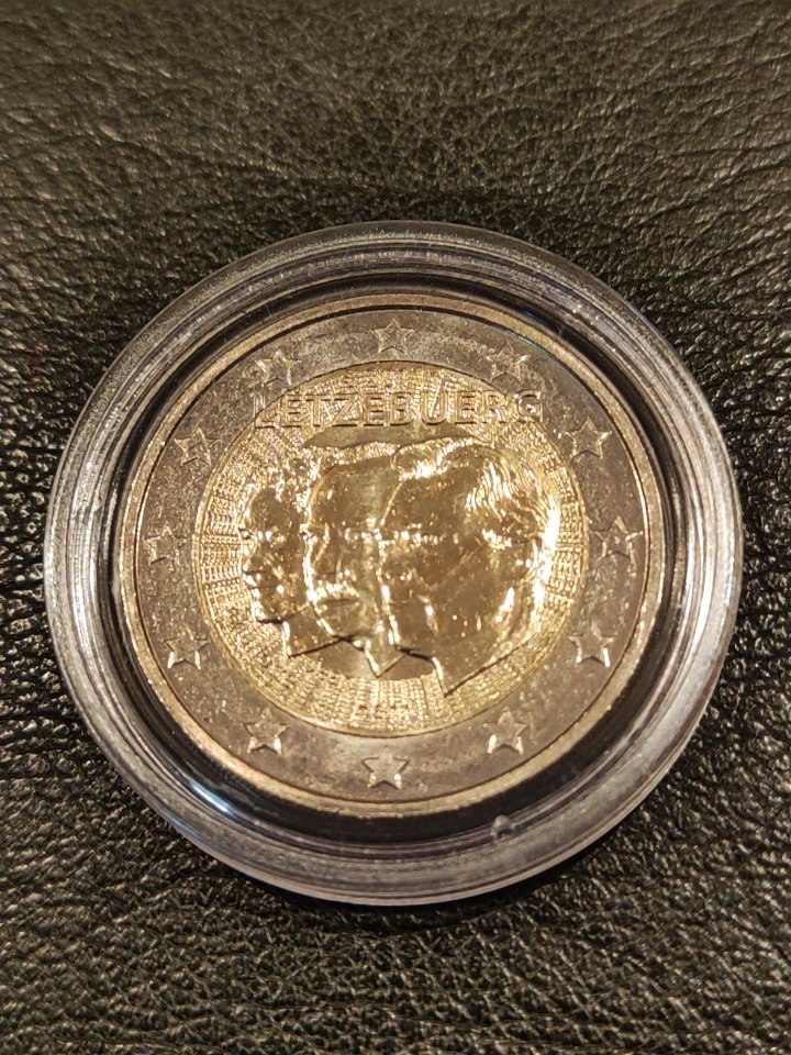  Luxemburg 2011 2 Euro Gedenkmünze <i>Jean de Luxembourg</i> - gekapselt   