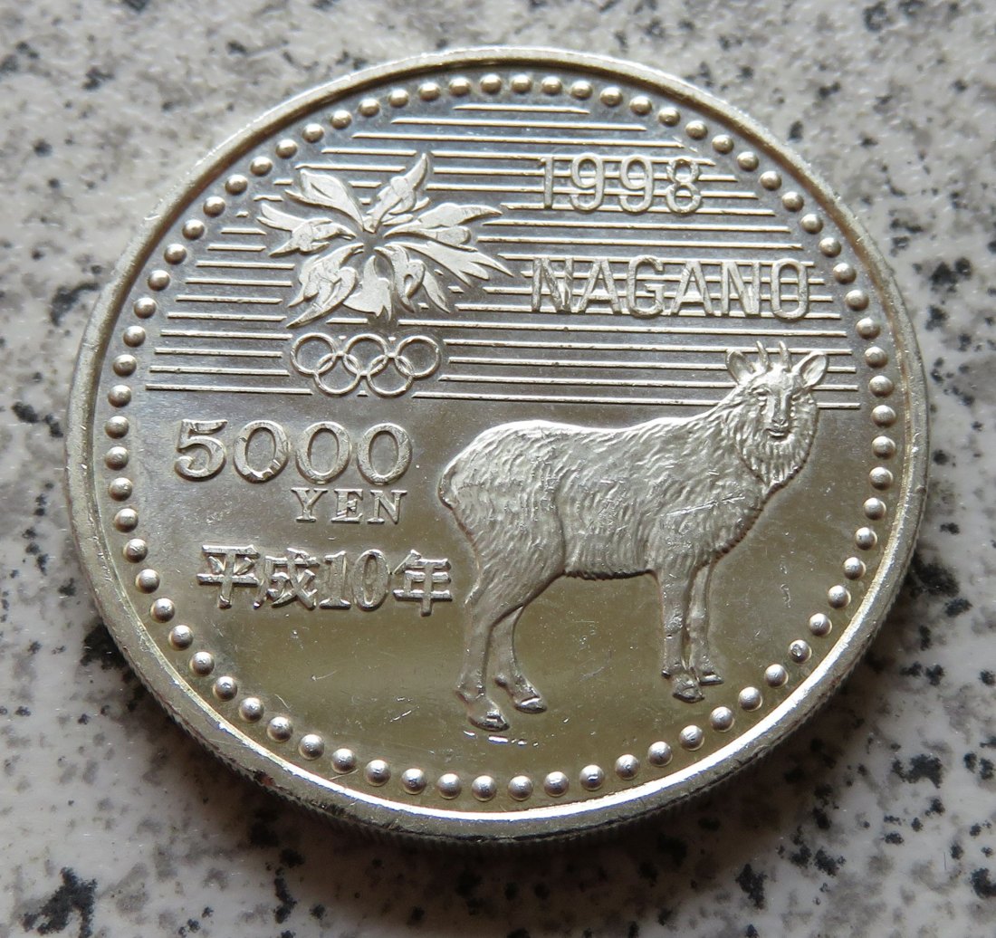  Japan 5000 Yen 1998, Yr. 10   
