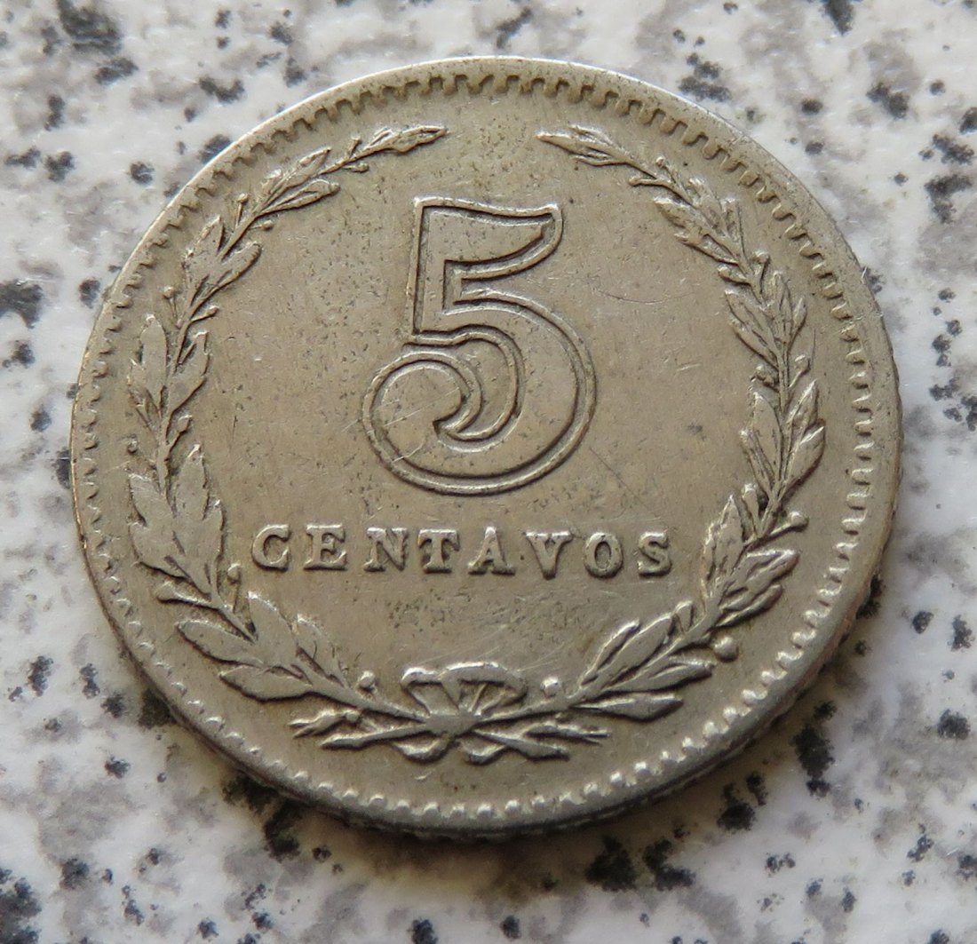  Argentinien 5 Centavos 1921   