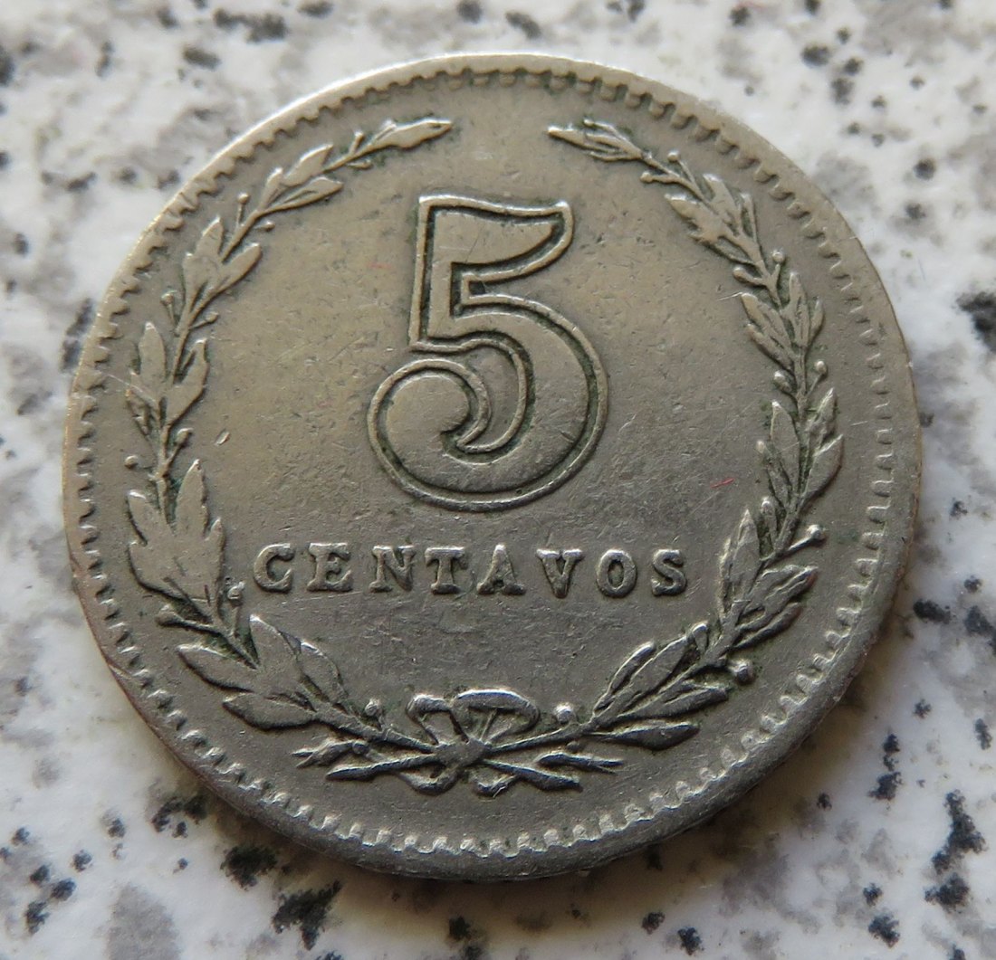  Argentinien 5 Centavos 1927   