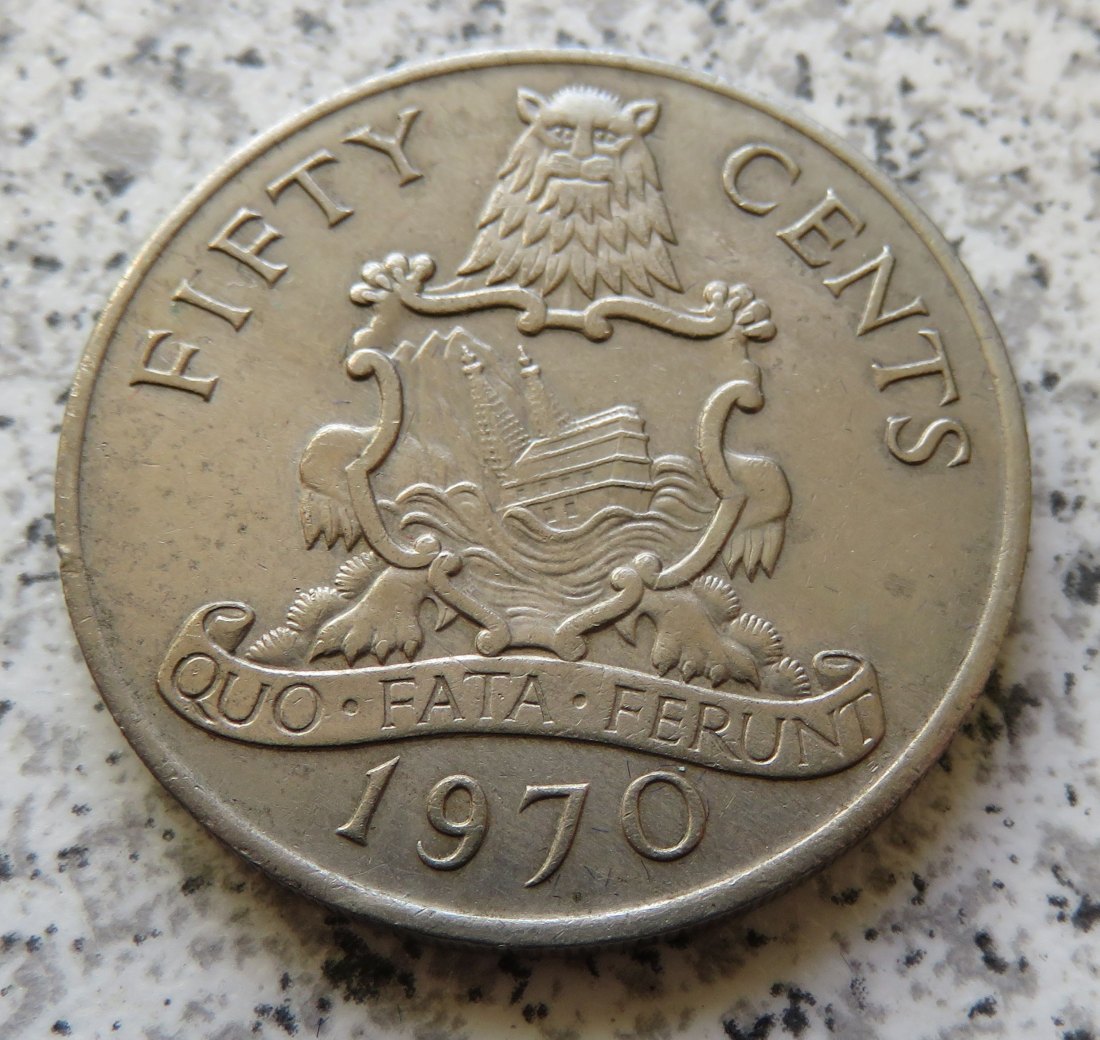  Bermuda 50 Cents 1970   