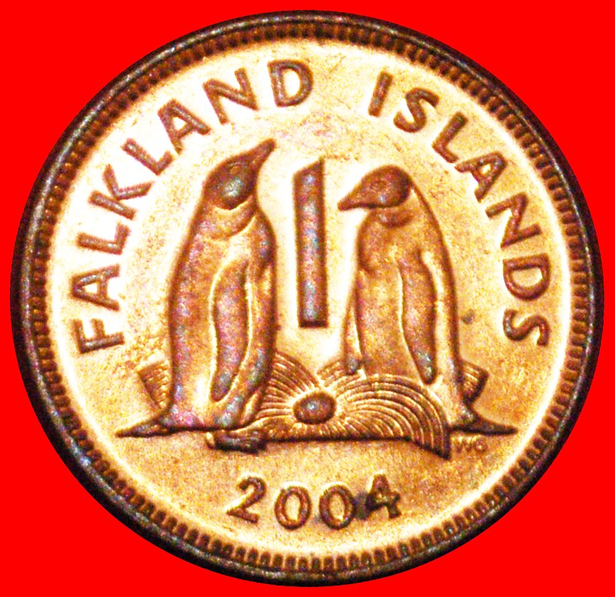 * GREAT BRITAIN 2003-2011:FALKLAND ISLANDS★1 PENNY 2004 ELIZABETH II 1953-2022★LOW START★NO RESERVE!