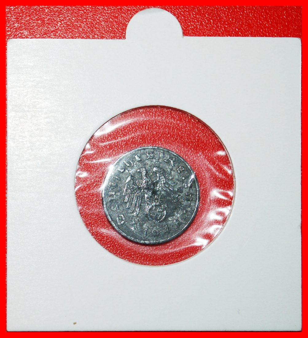  * SWASTIKA: GERMANY ★ 1 PFENNIG 1941A! TYPE 1940-1945 THIRD REICH 1933-1945 ★LOW START ★ NO RESERVE!   