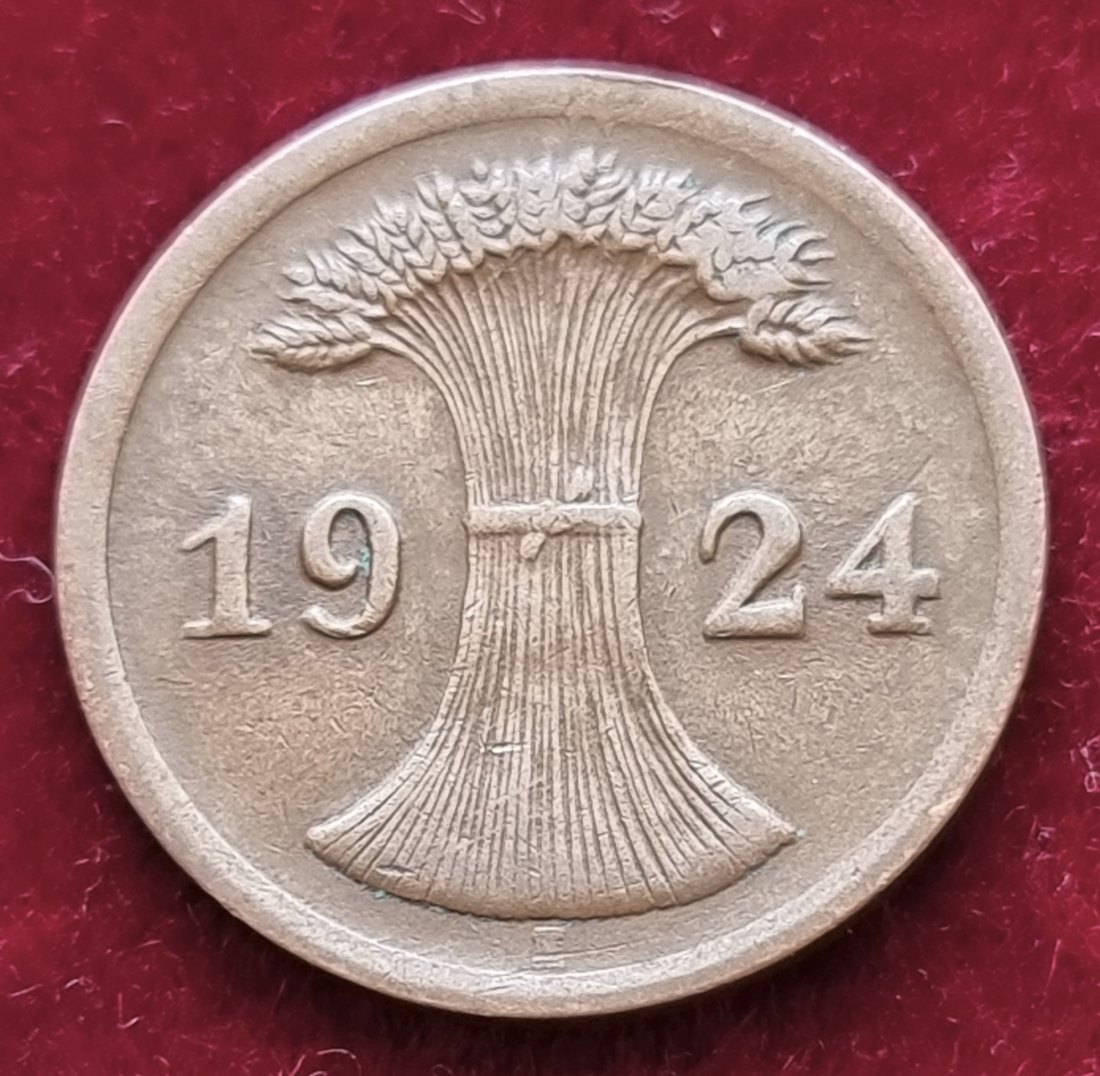  4518(5) 2 Rentenpfennig (Weimarer Republik) 1924/E in ss .......................... von Berlin_coins   