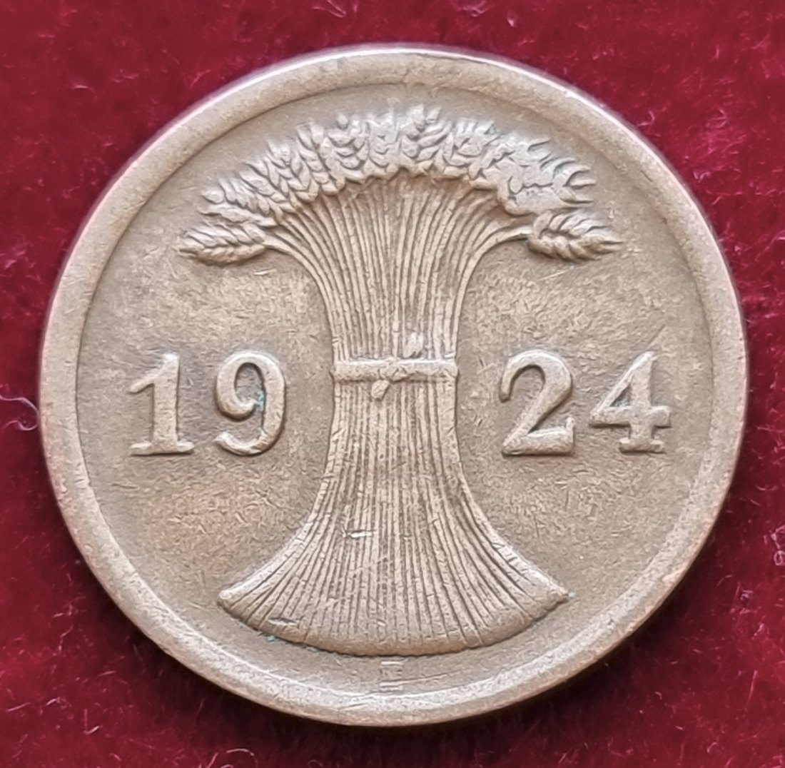  4518(5) 2 Rentenpfennig (Weimarer Republik) 1924/E in ss .......................... von Berlin_coins   