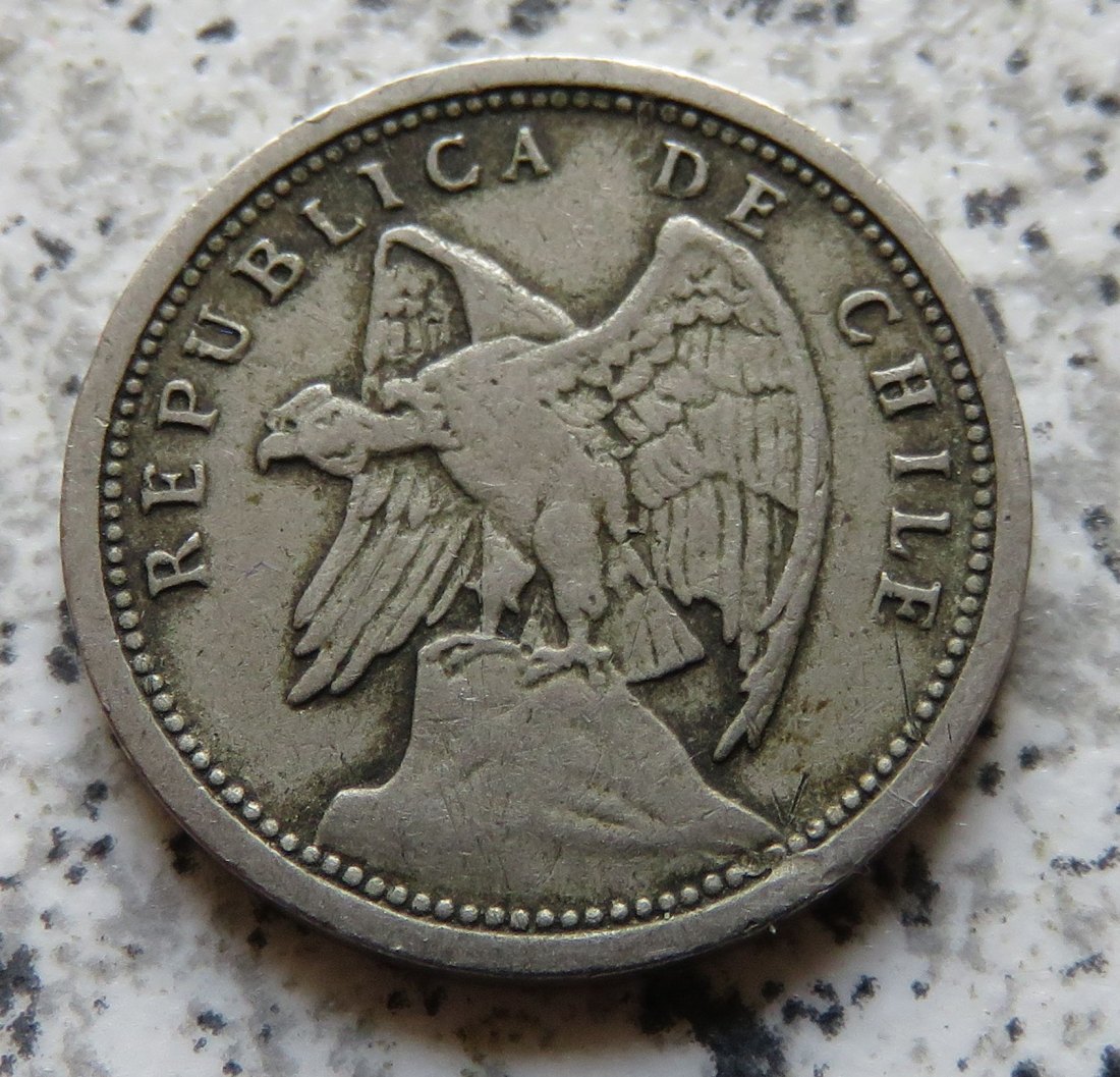  Chile 10 Centavos 1928   