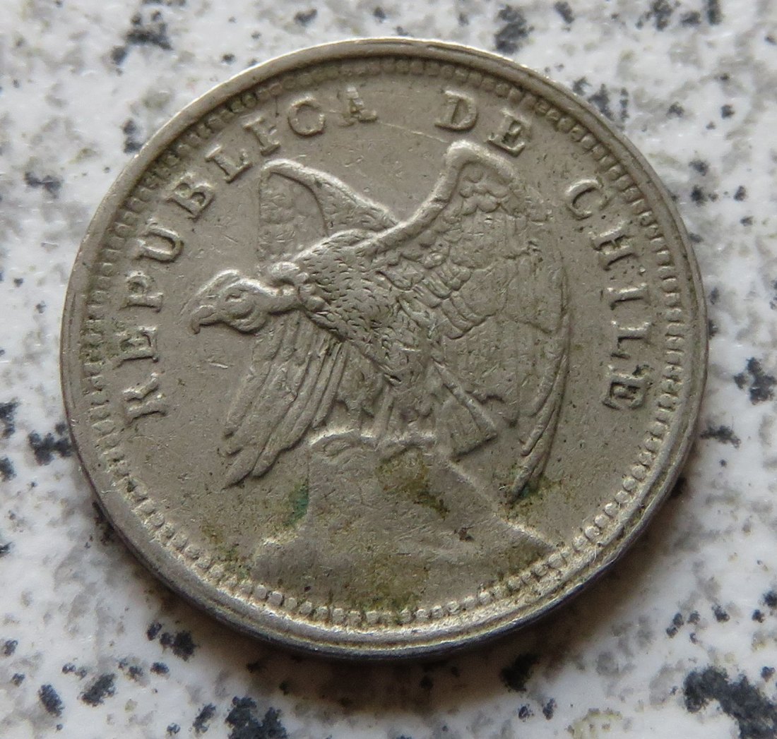  Chile 10 Centavos 1933   
