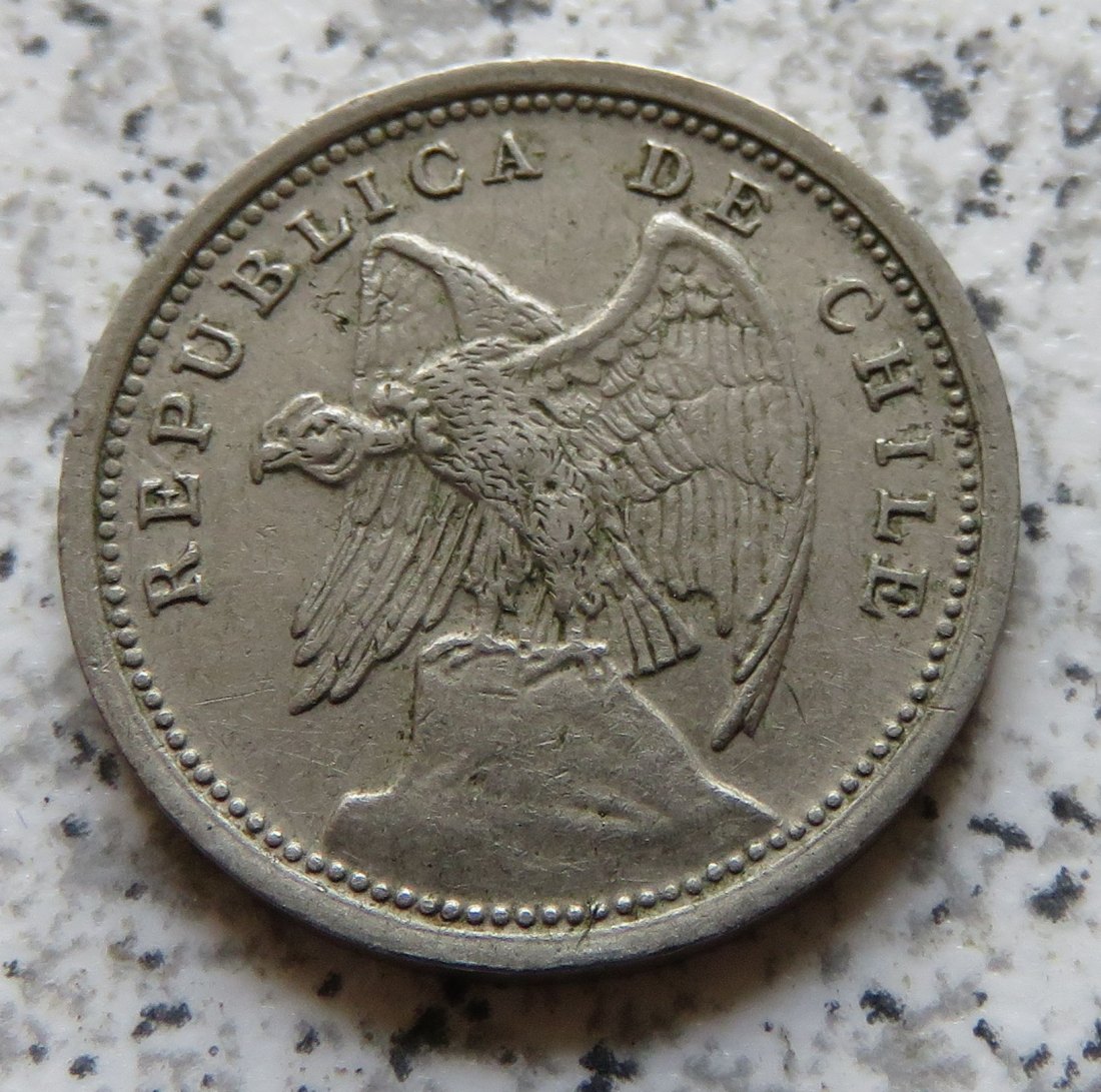  Chile 10 Centavos 1937   