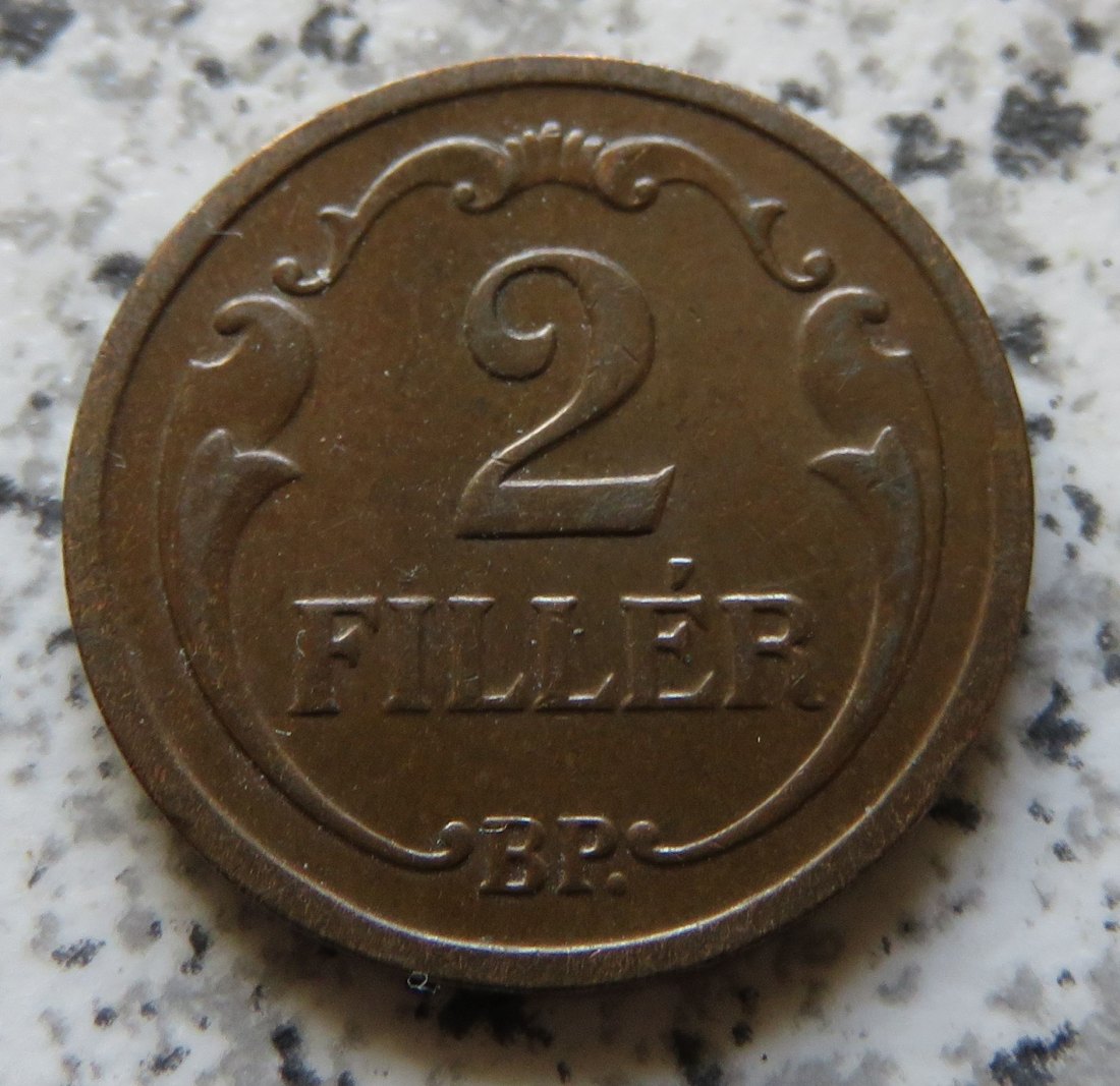  Ungarn 2 Filler 1934   