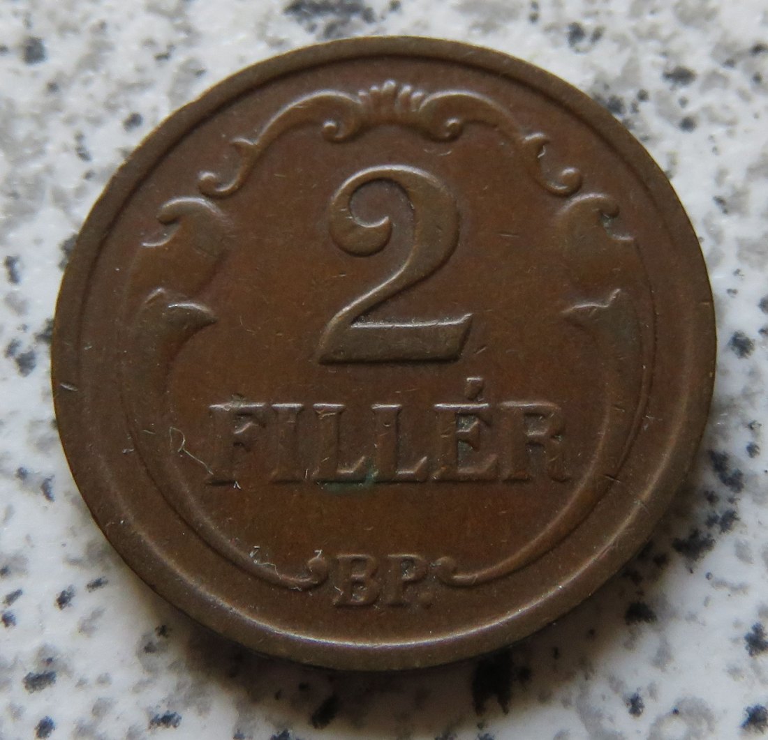  Ungarn 2 Filler 1940   