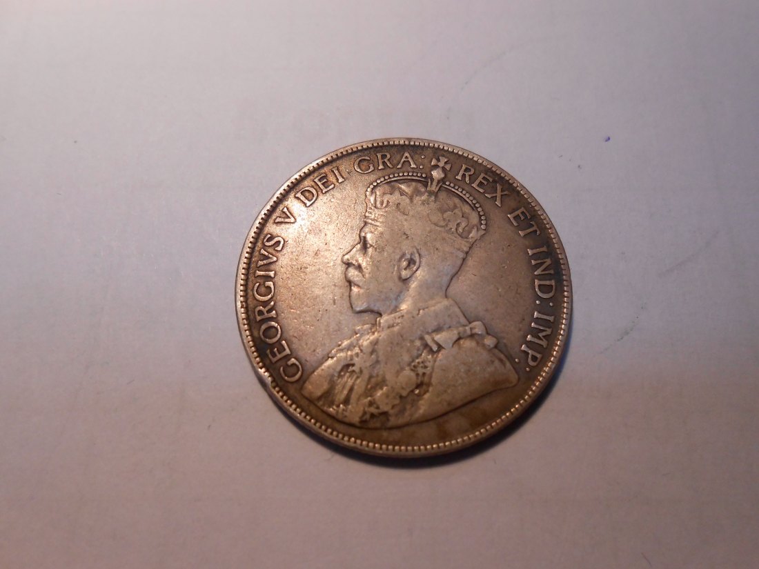  Kanada 50 Cent 1916 Silber 925   