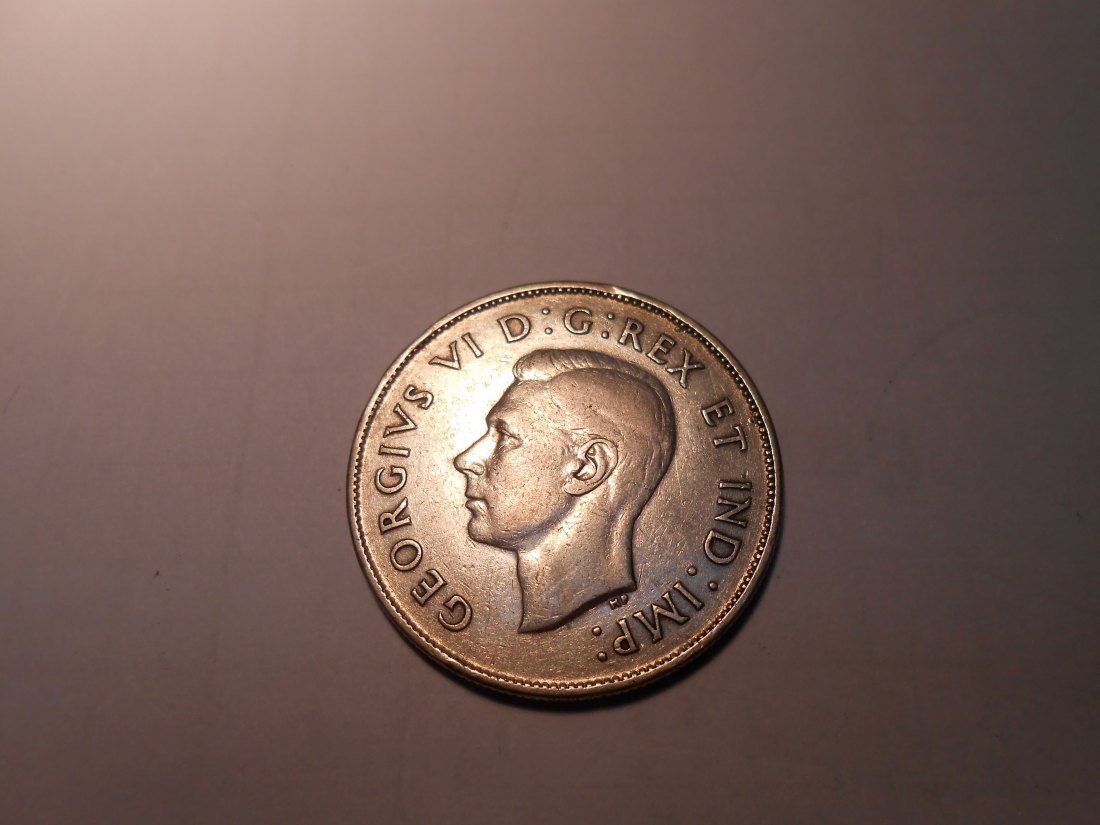  Kanada 50 Cent 1942 Silber 800   