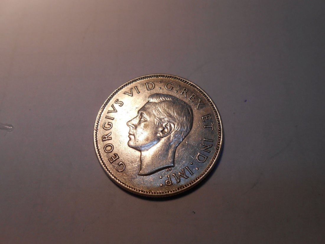  Kanada 50 Cent 1944 Silber 800   