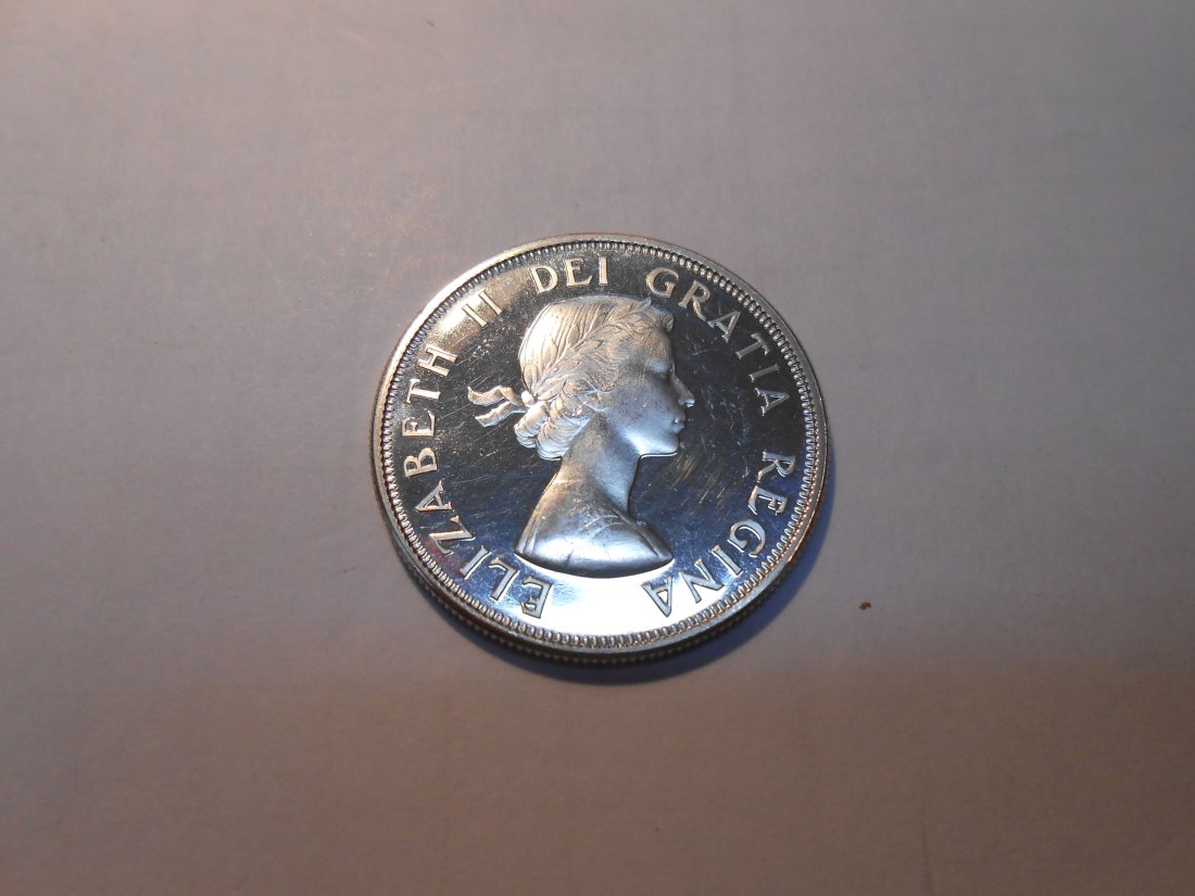  Kanada 50 Cent 1963 Silber 800   