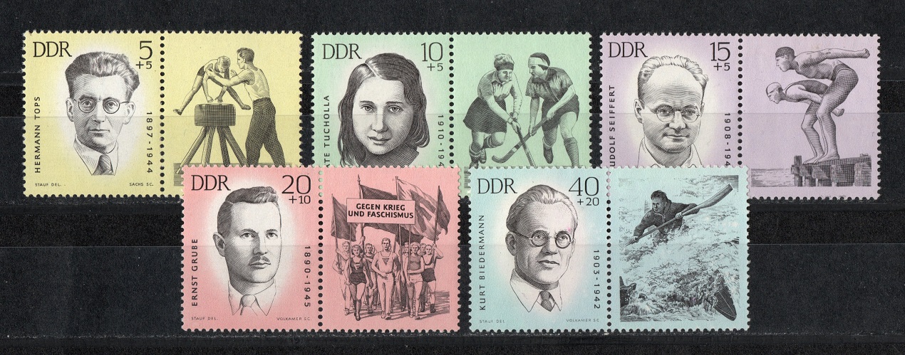  DDR 1963 Mi. 983-987 Kompl.Satz (5 Werte mit Zf.) **Postfrisch / Mi 5,50 €   