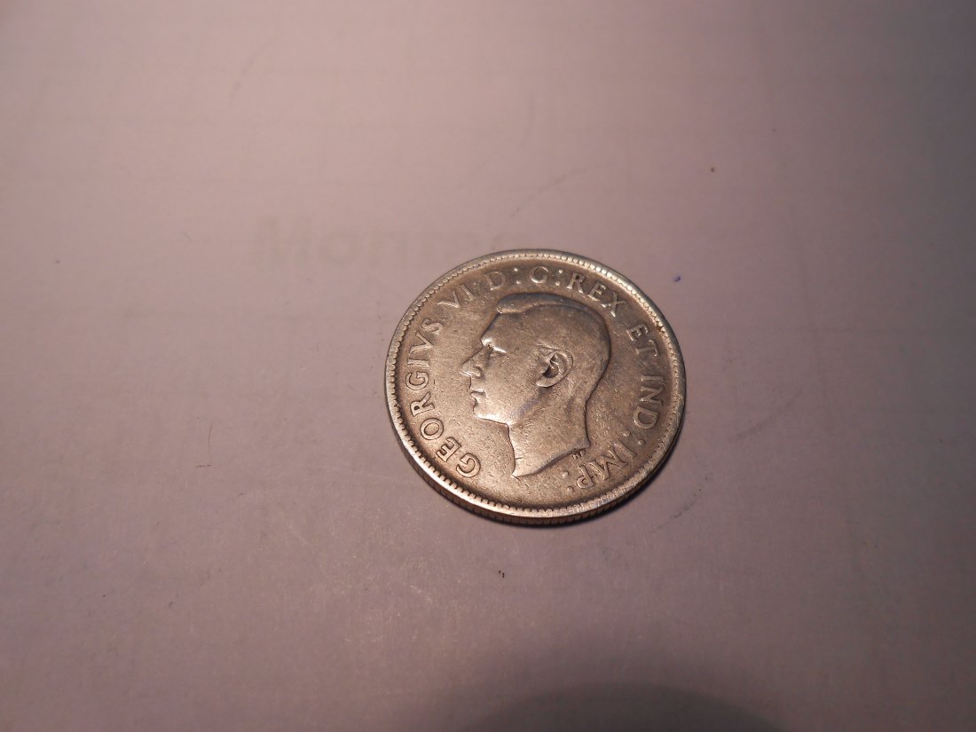  Kanada 25 Cent 1943 Silber 800   