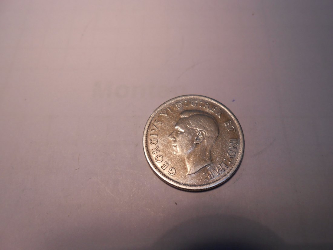  Kanada 25 Cent 1945 Silber 800   