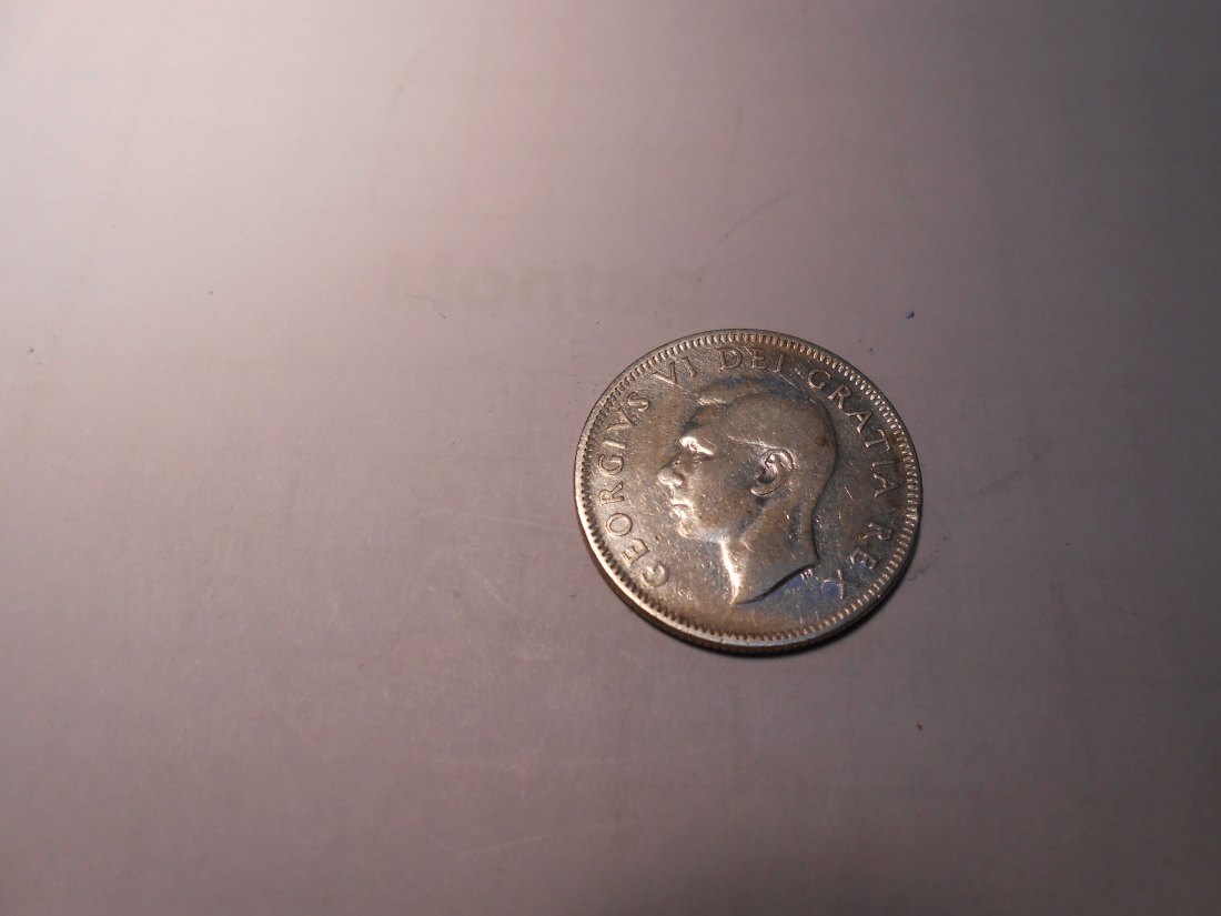  Kanada 25 Cent 1949 Silber 800   