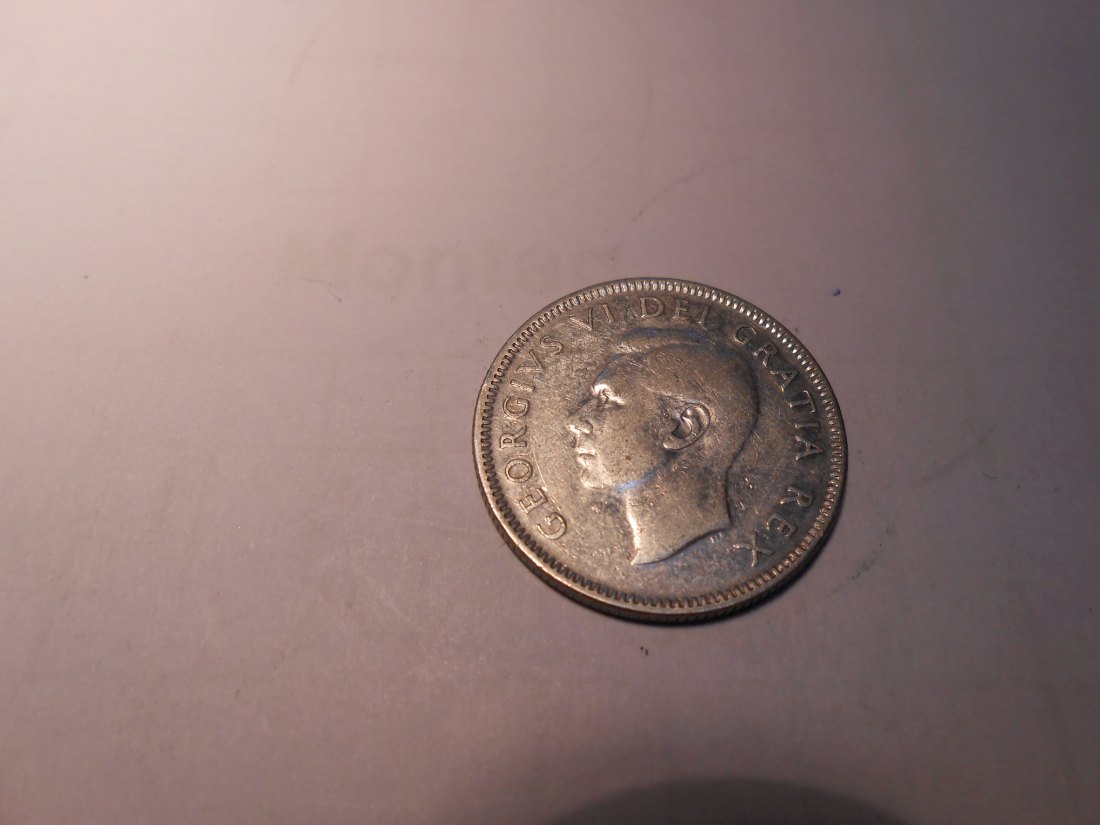  Kanada 25 Cent 1950 Silber 800   