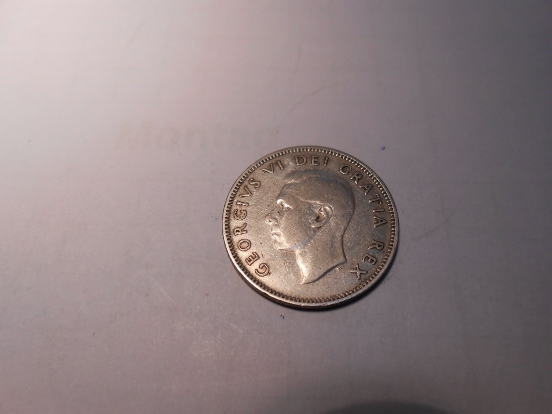  Kanada 25 Cent 1951 Silber 800   