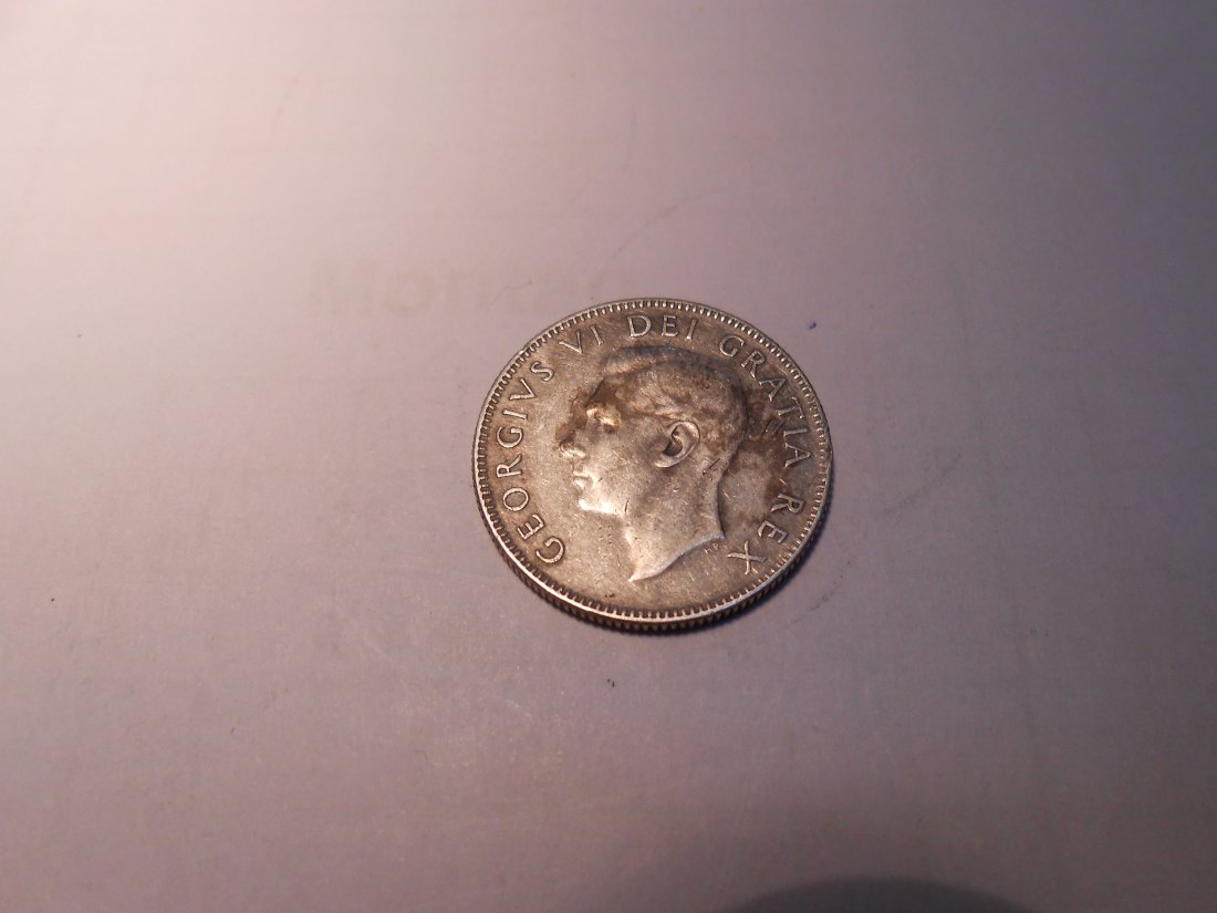  Kanada 25 Cent 1952 Silber 800   
