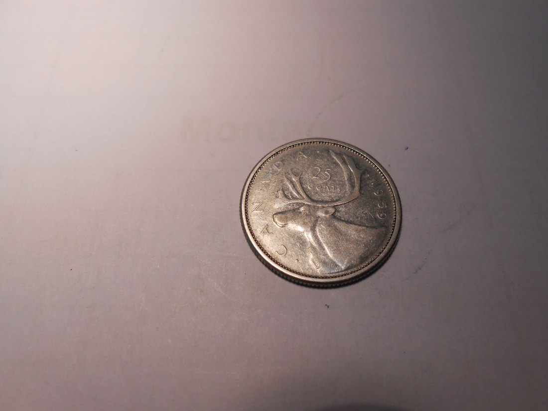  Kanada 25 Cent 1959 Silber 800   
