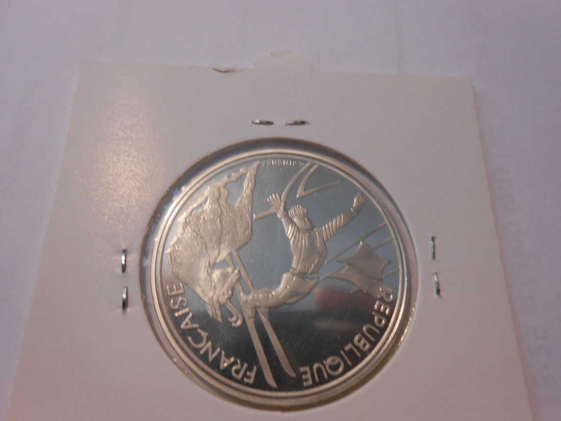  Frankreich 100 Francs 1990 Silber   
