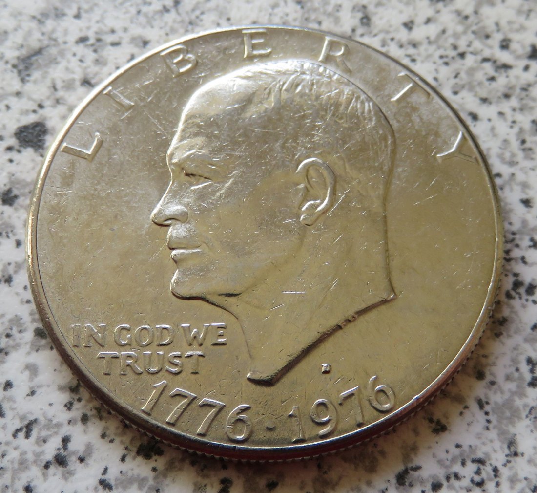  USA Eisenhower Dollar 1976 D   