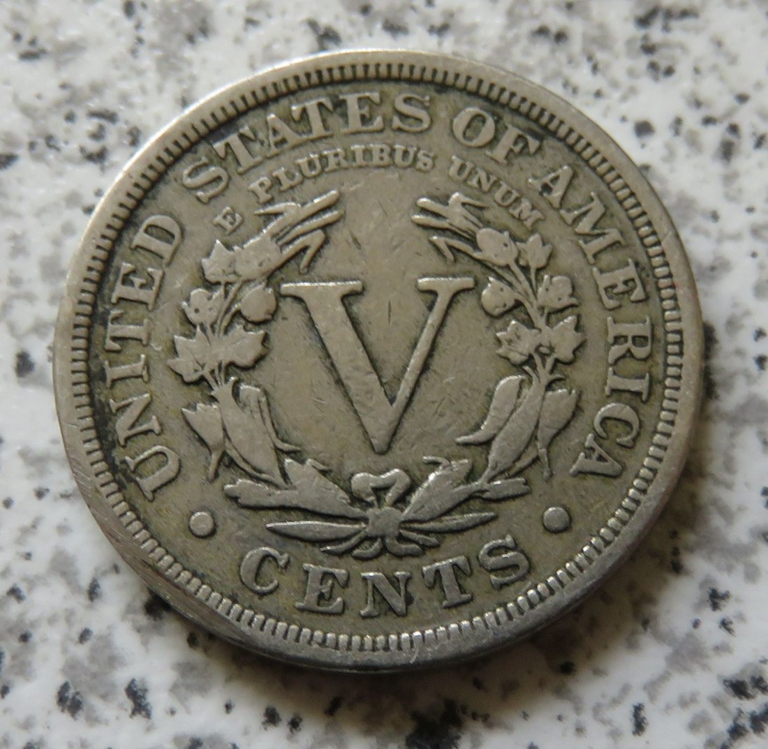  USA 5 Cents 1904   