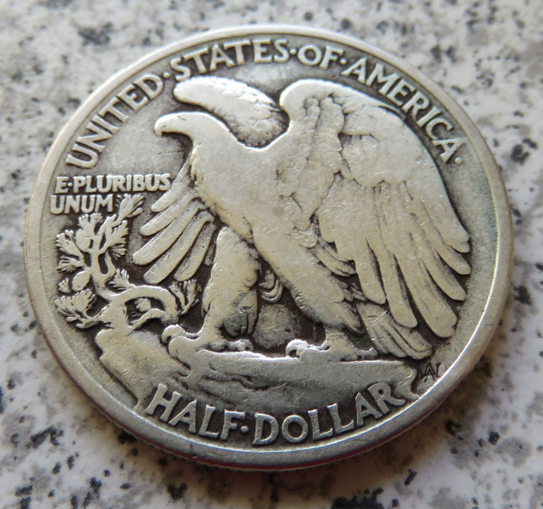  USA 1/2 Dollar 1938  / Walking Liberty half Dollar 1938   