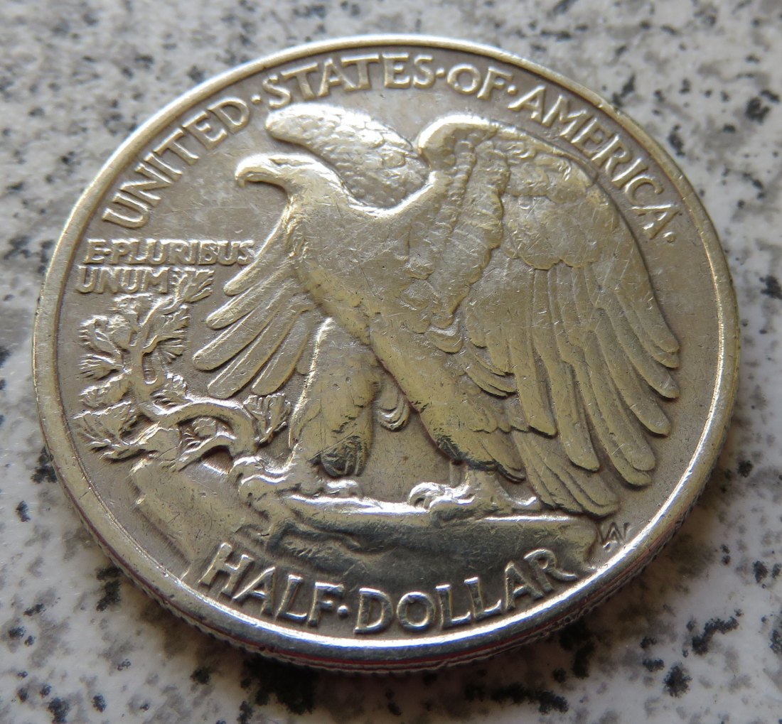  USA 1/2 Dollar 1943 / Walking Liberty half Dollar 1943   