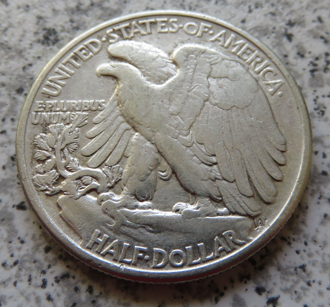  USA 1/2 Dollar 1945 / Walking Liberty half Dollar 1945   