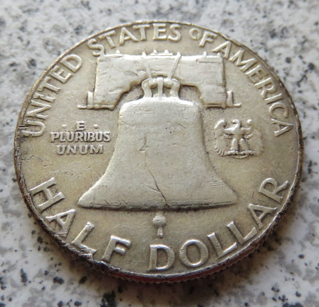  USA 1/2 Dollar 1952 / Franklin half Dollar 1952   