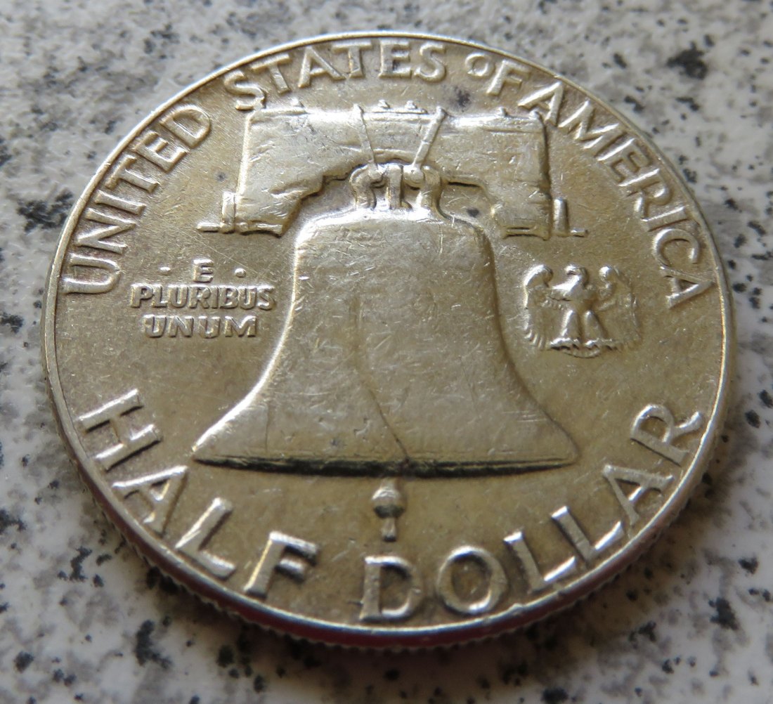  USA 1/2 Dollar 1952 / Franklin half Dollar 1952   