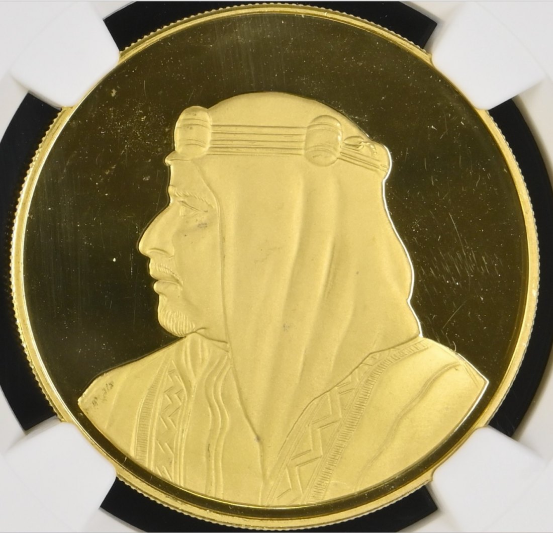  Bahrain 100 Dinars 1978 | PF66 ULTRA CAMEO | 5 Jahre Währungsbehörde   